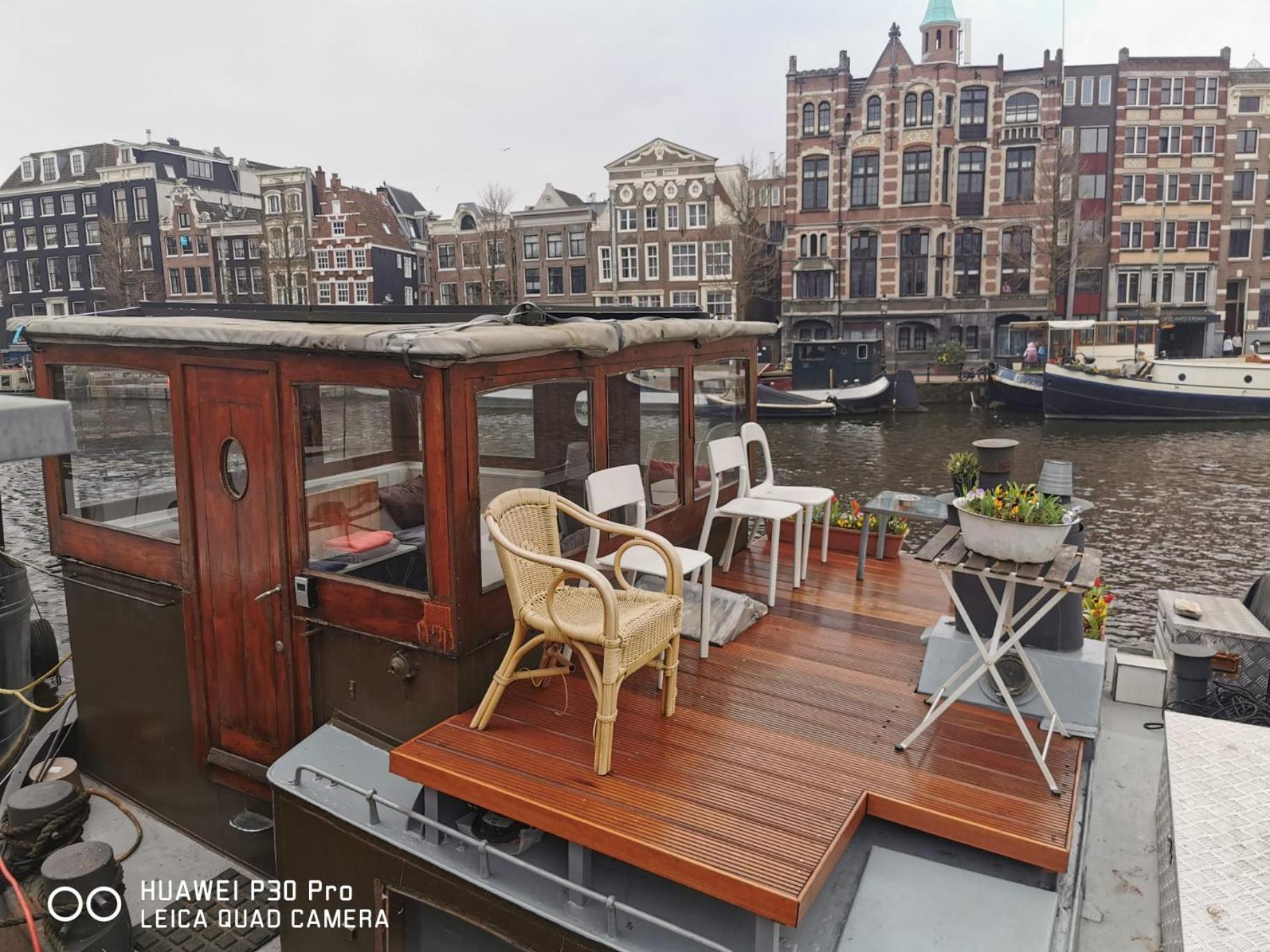 Waterloo Square River Vieuw Houseboat Amsterdam Zewnętrze zdjęcie